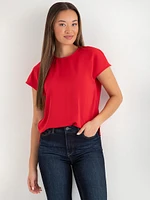 Scoop Cap Sleeve Top