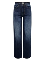 Madison Blush Wide Leg Jeans