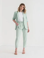 Shawl Collar Open Front Blazer