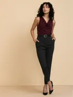 Sleeveless Cowl Neck Top