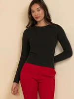 Crewneck Ribbed Sweater