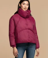 Snap Front Puffer Jacket