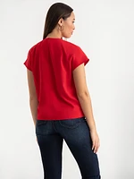 Scoop Cap Sleeve Top