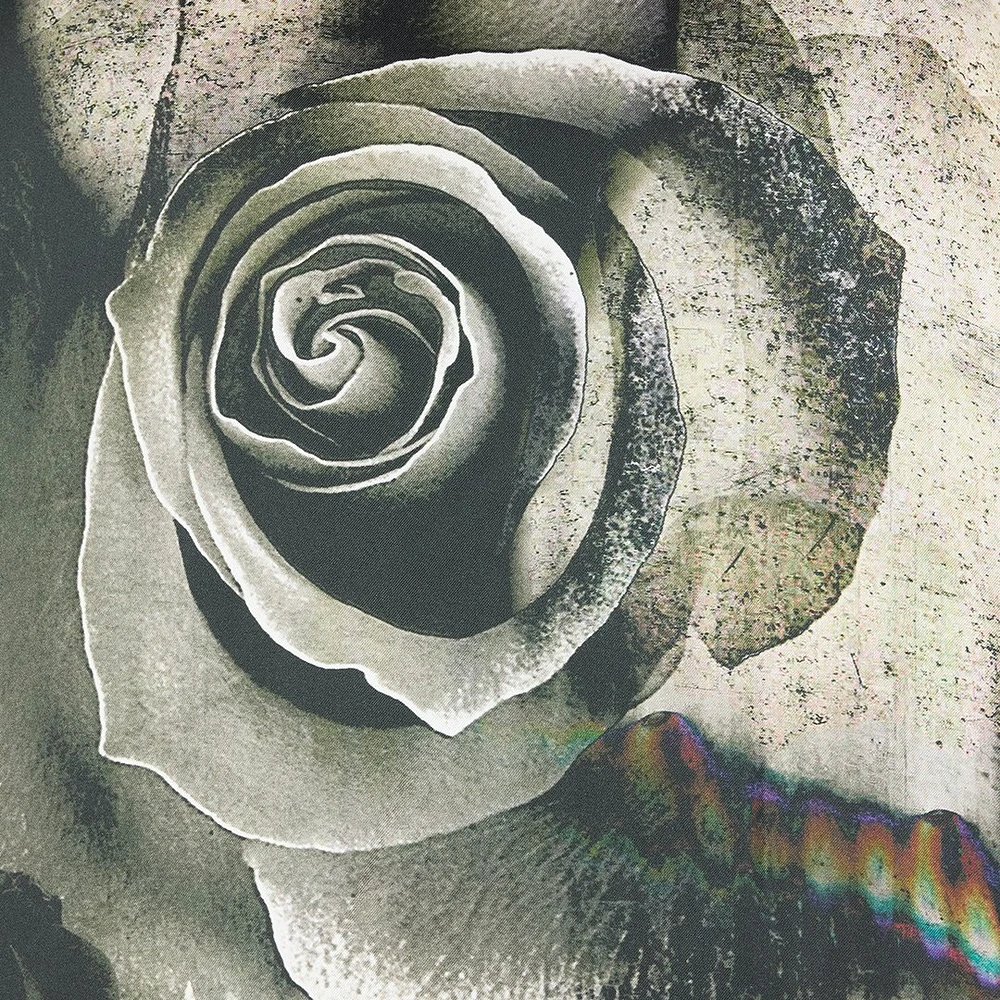 T-Shirt With Rose Print