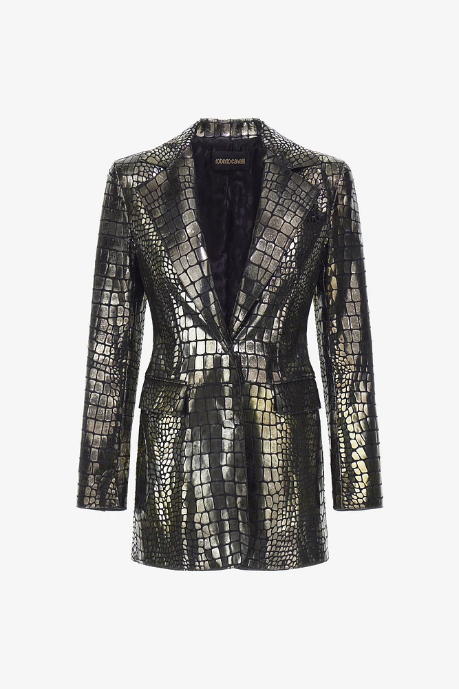 Crocodile Effect Blazer