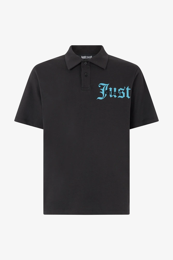Polo-Shirt With Lettering