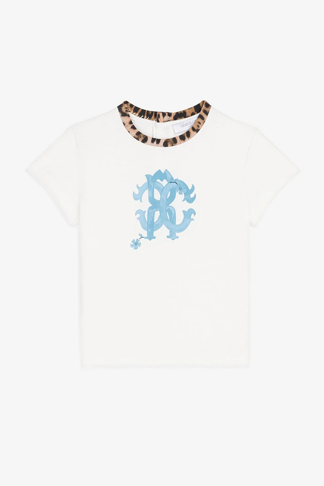 RC Monogram-Print Cotton T-Shirt
