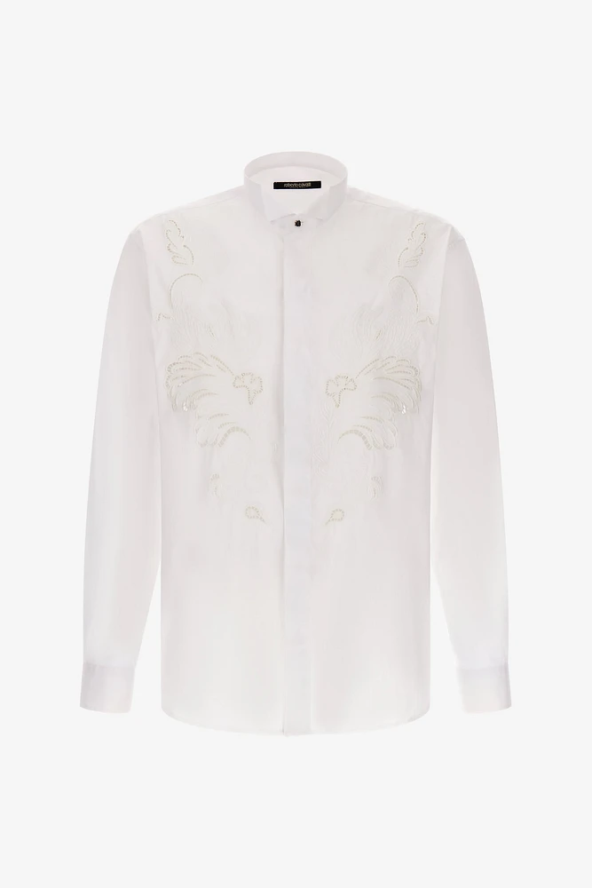 Shirt with Embroidered Details