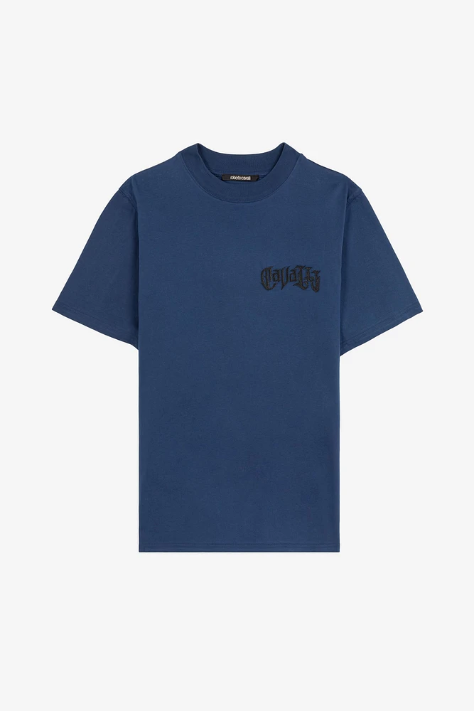 Crystal-Embellished Logo-Print T-Shirt