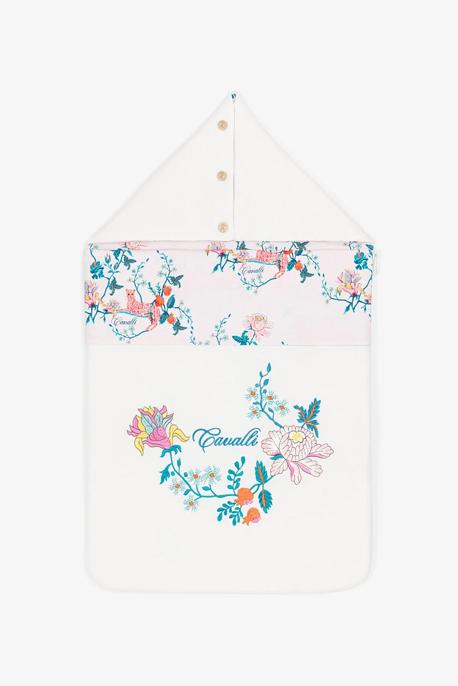 Floral-Print Baby Nest