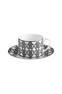 Monogram Black2 Tea Cups In Gift Box