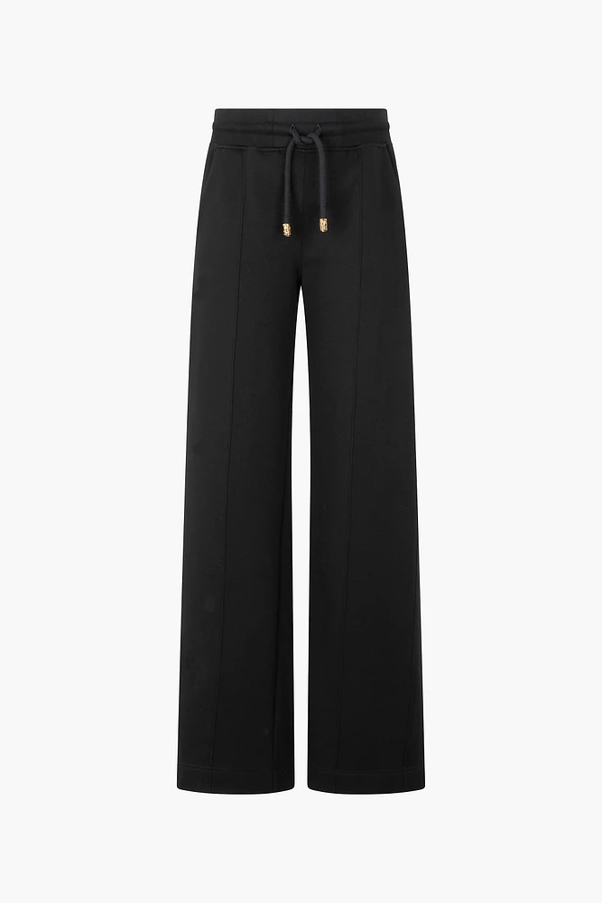 Sports Pants With Central Topstitching