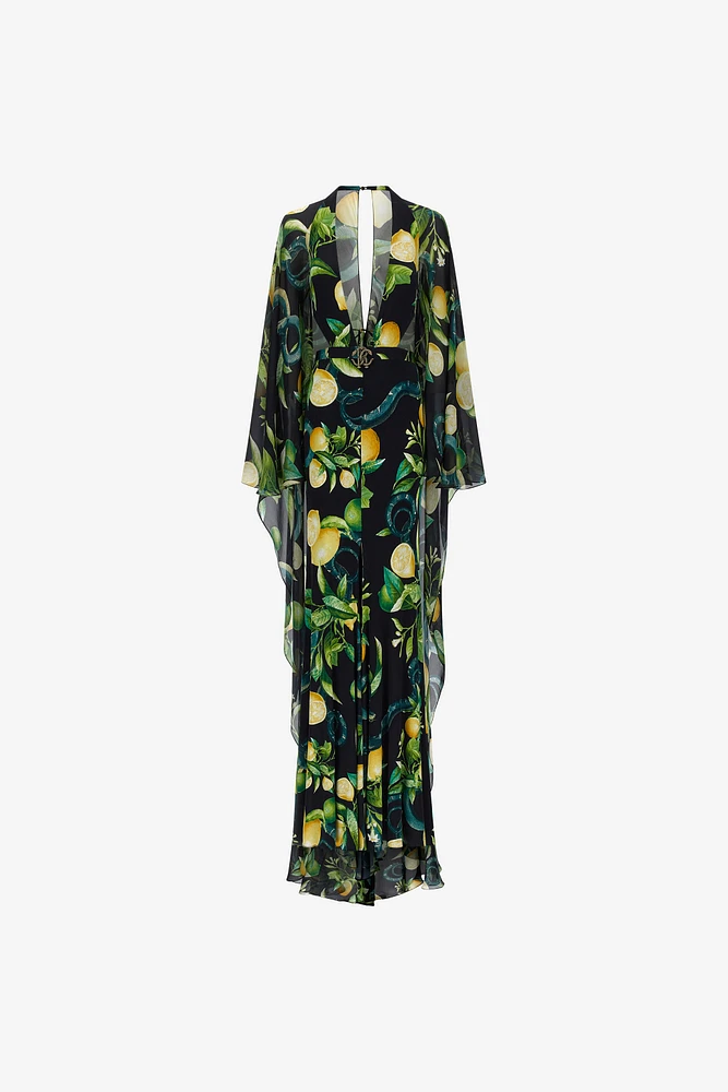 Lemon print kaftan