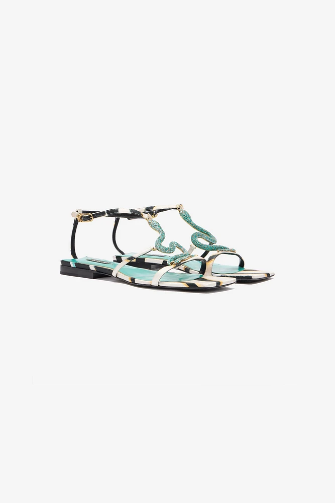 Ray of Sea Print Sandal