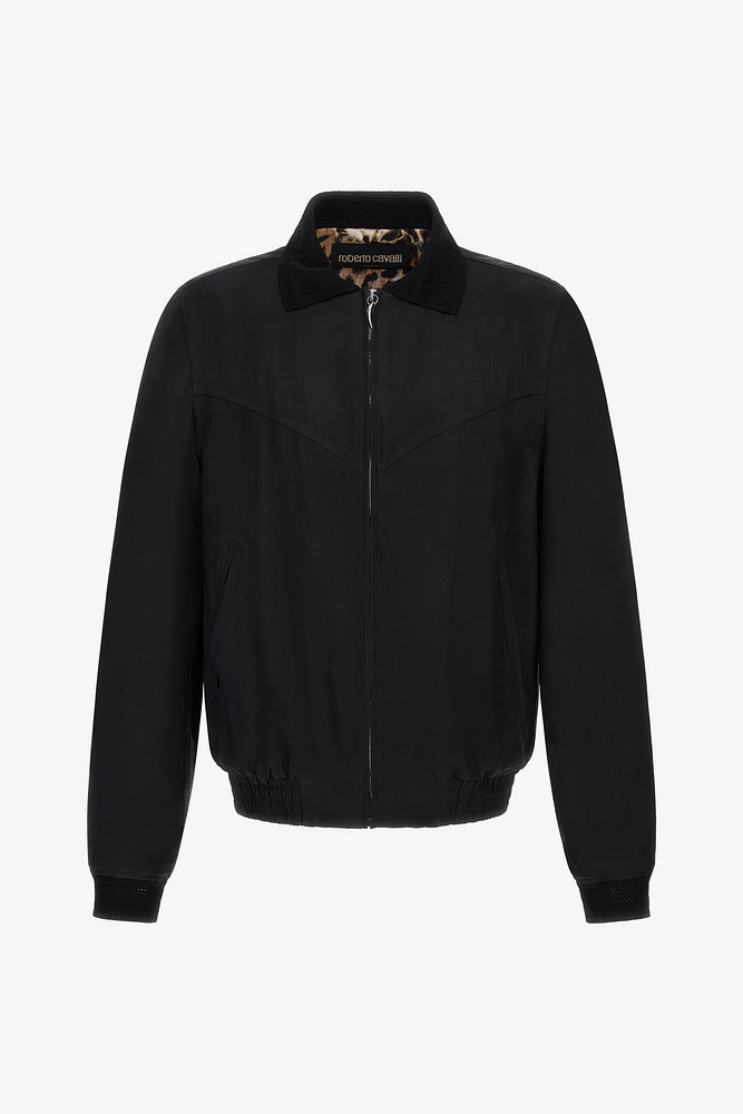Black Bomber Jacket