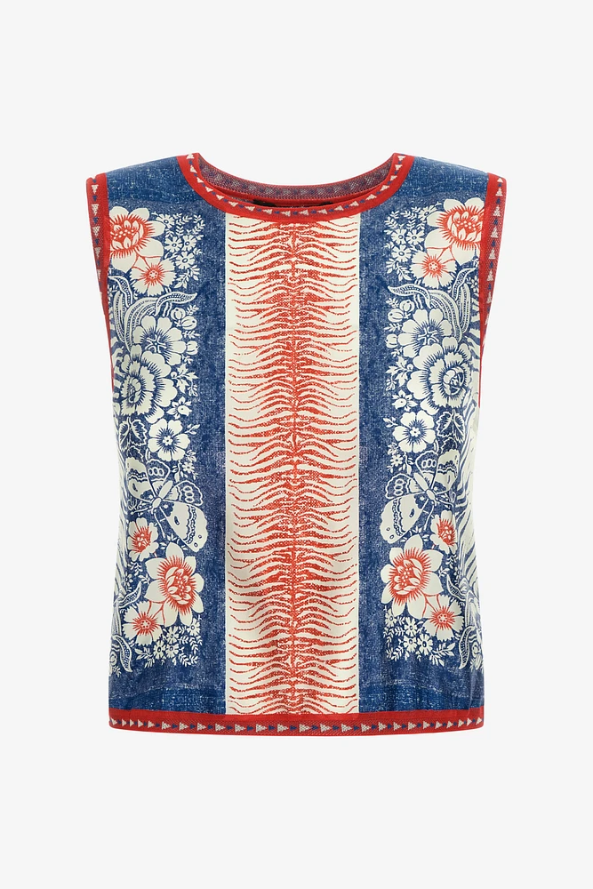 Bandana Print Top