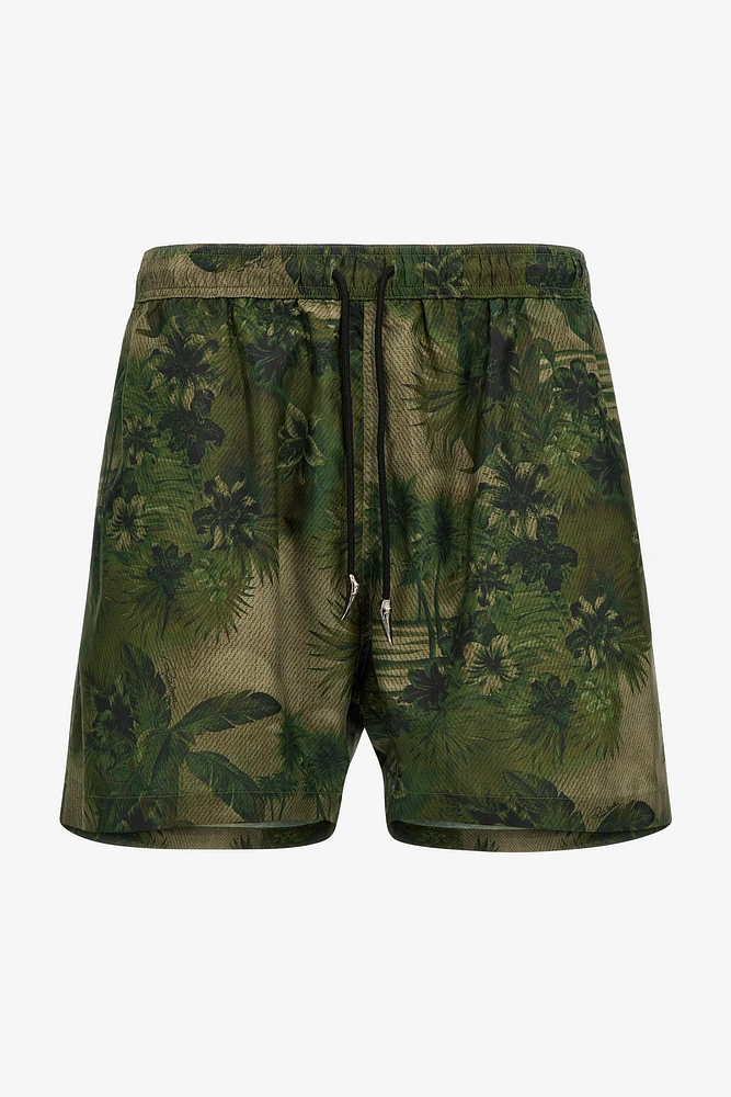 Swim shorts with print