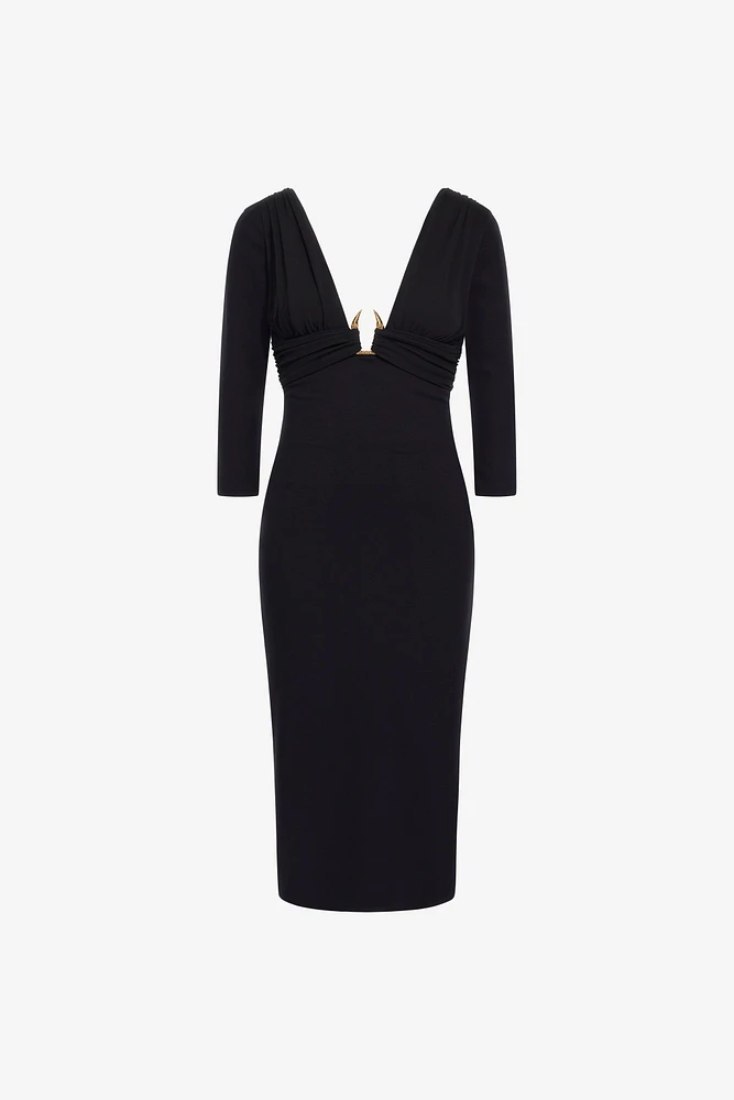 Dress with Gold Detail