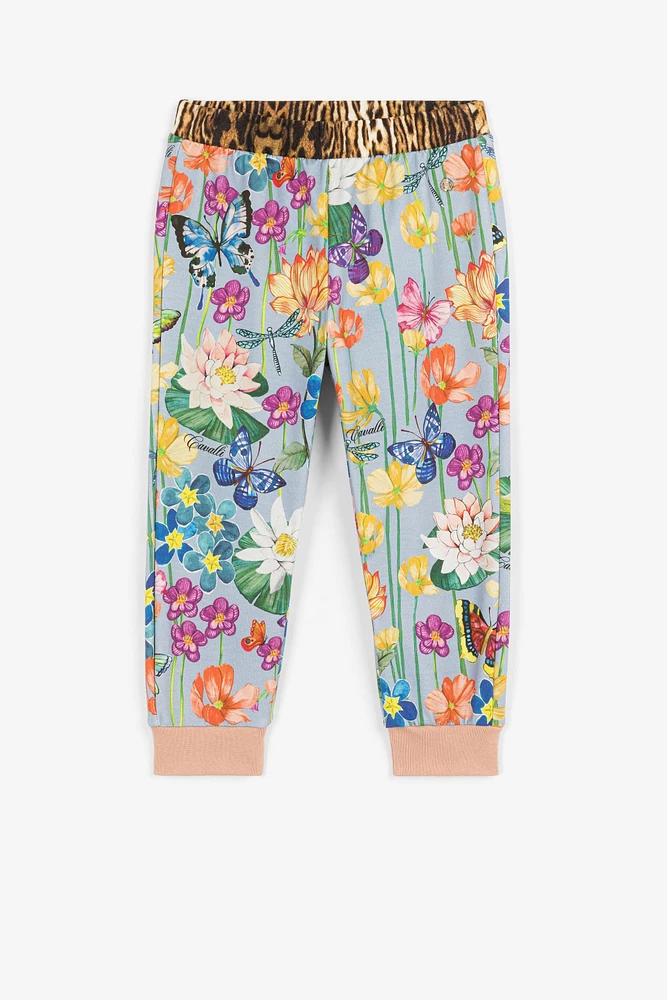Flower-Print Sweatpants