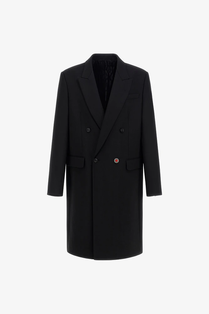 Black Coat Double Breasted