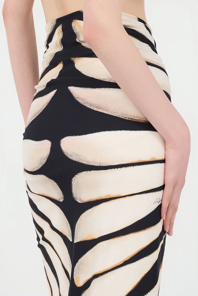 Sarong With Ray Of Pink Print