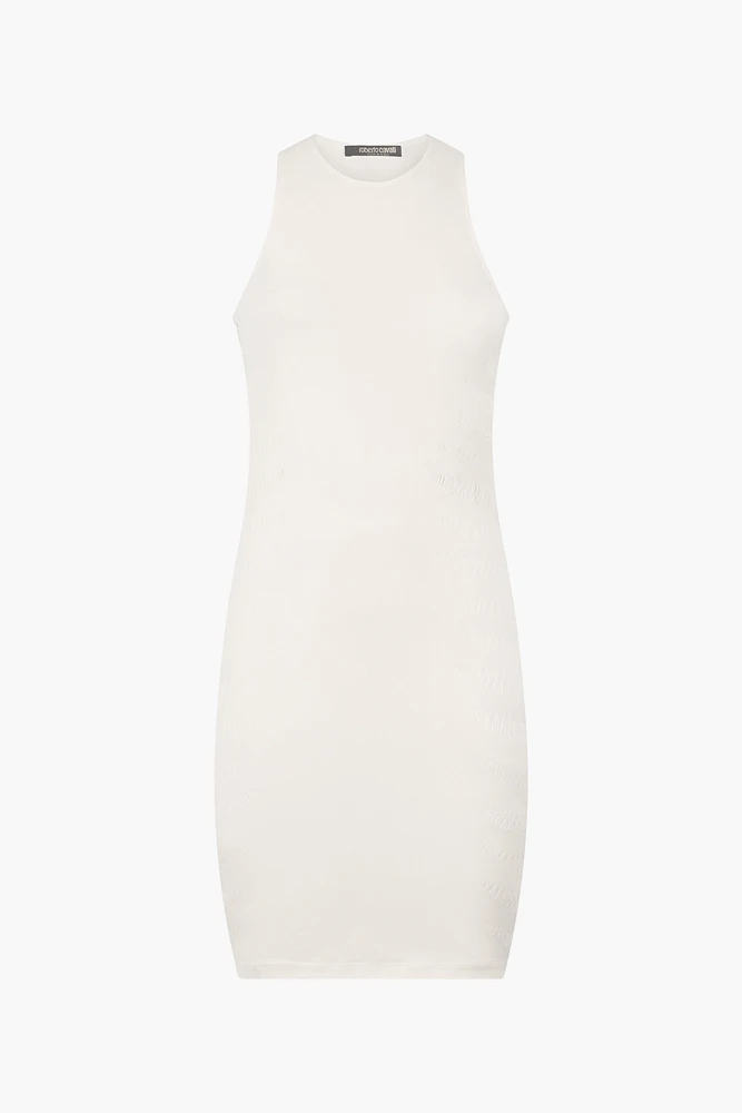 Dress With Openwork Zebra Pattern