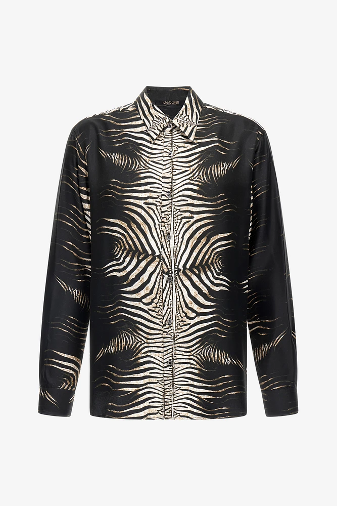 Shirt with Zebra print