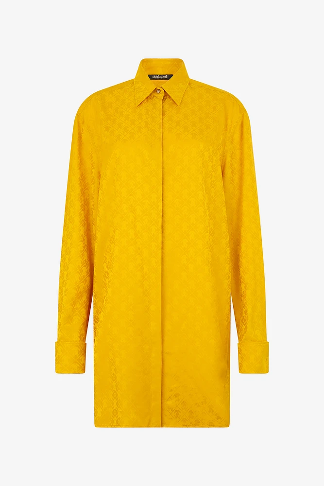 Shirt With Mirror Snake Monogram