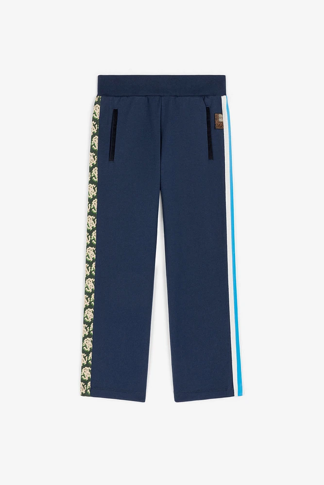 RC Monogram Side-Stripe Track Pants