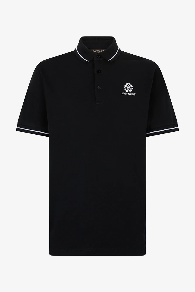 Polo With RC Monogram And Logo