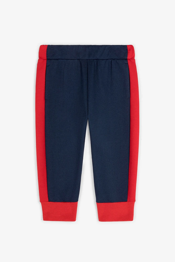 Tiger-Print Cotton Sweatpants