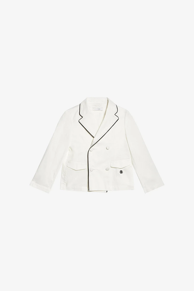 Double-Breasted Jacket With RC Monogram