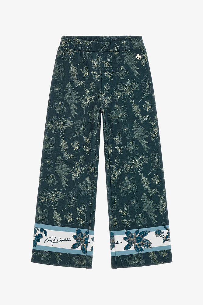 Floral print pants