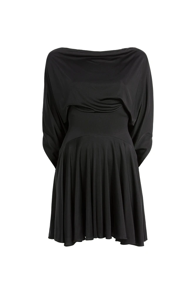 Draped mini dress