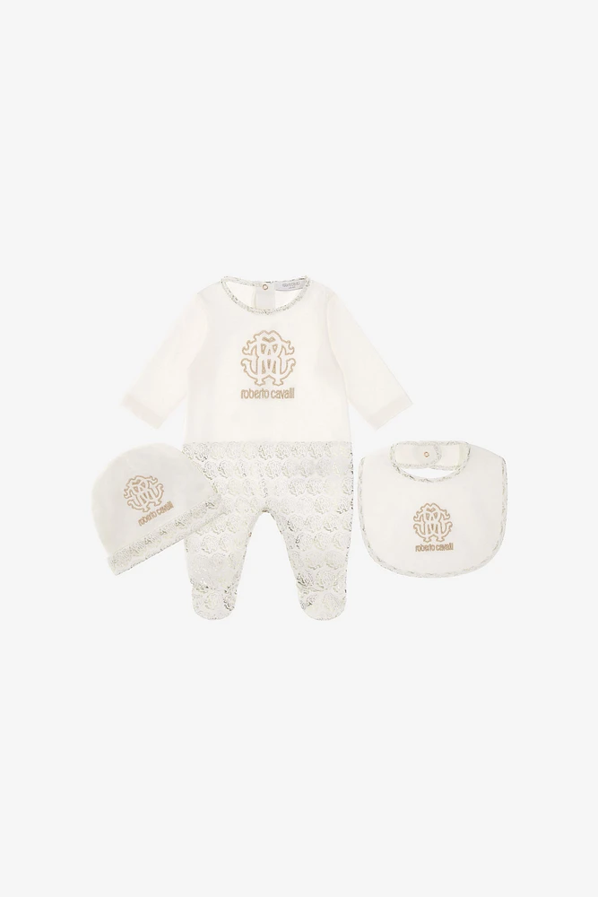 RC Monogram Babygrow set