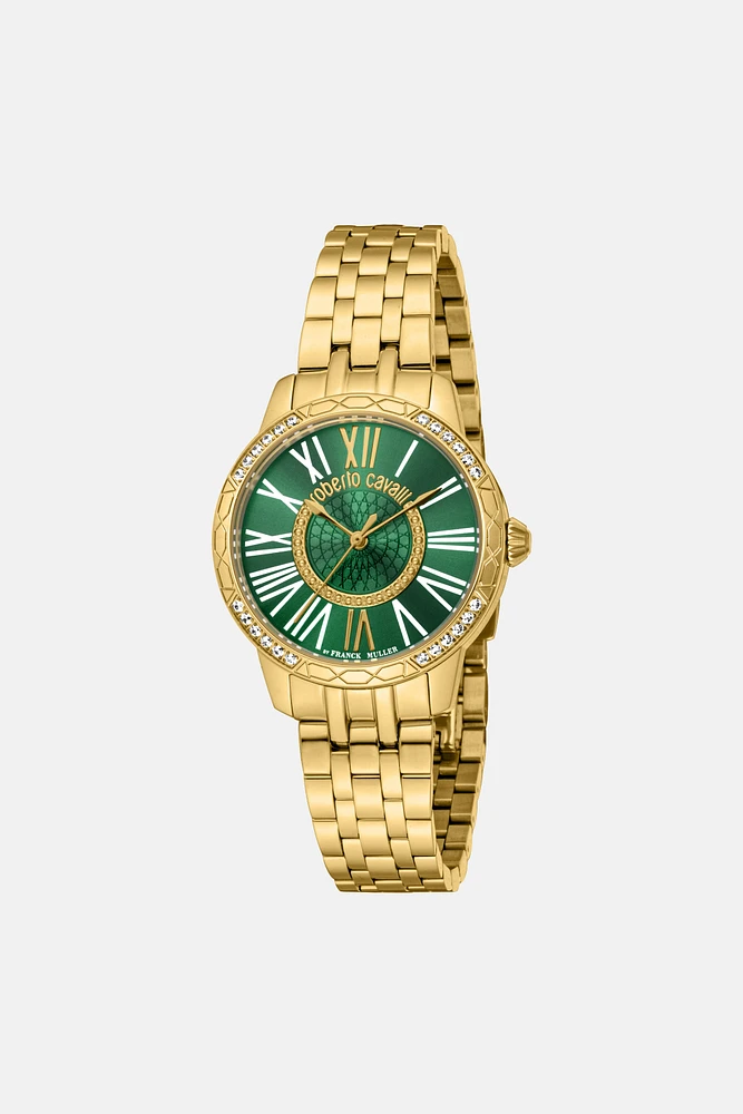 Roberto Cavalli by Franck Muller Logo watch