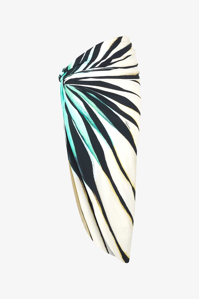 Ray Of Sea Print Sarong