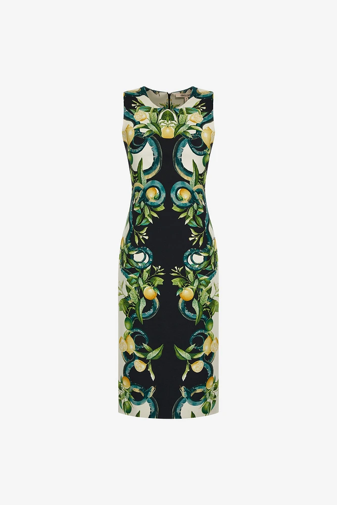 Short Lemon print dress