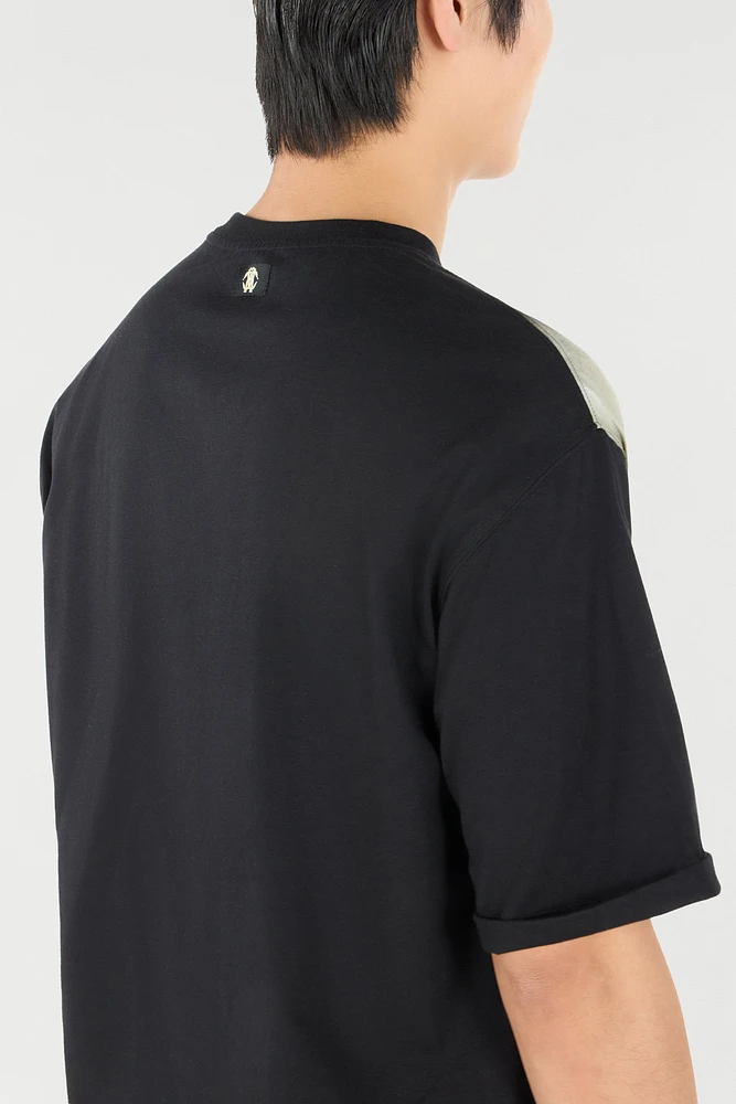 T-Shirt With Rose Print