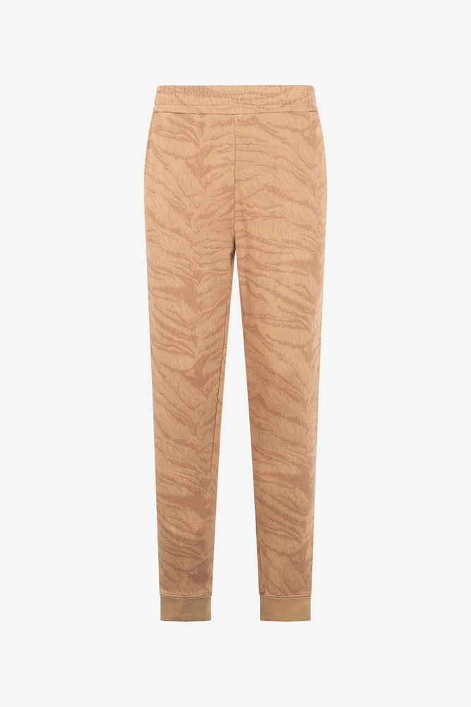 Tiger Skin Print Joggers
