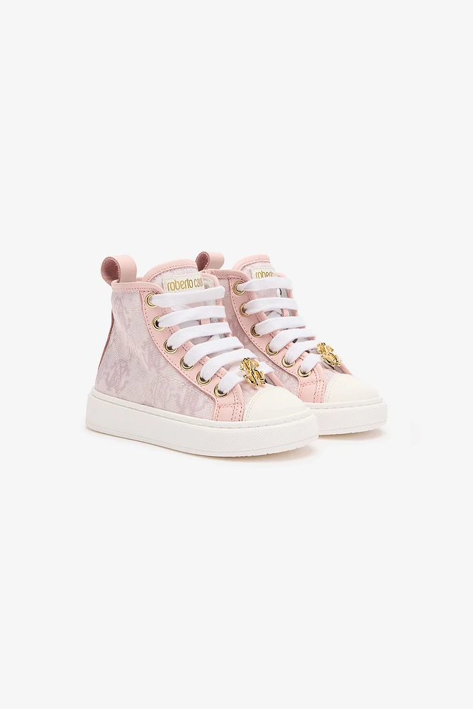 High-Top Sneakers With RC Monogram