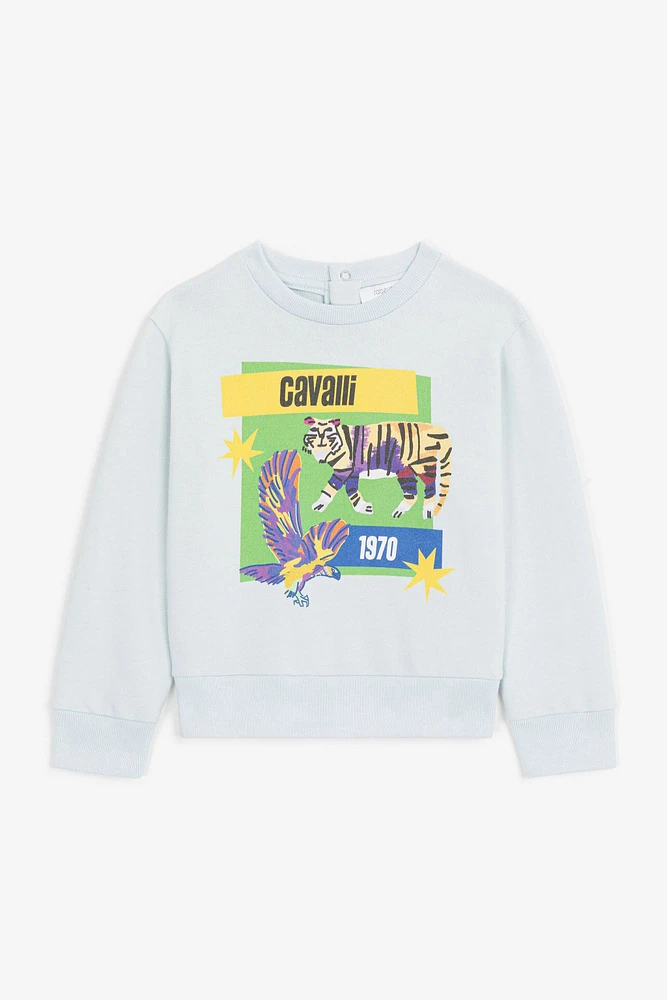 Logo-Print Cotton Sweatshirt