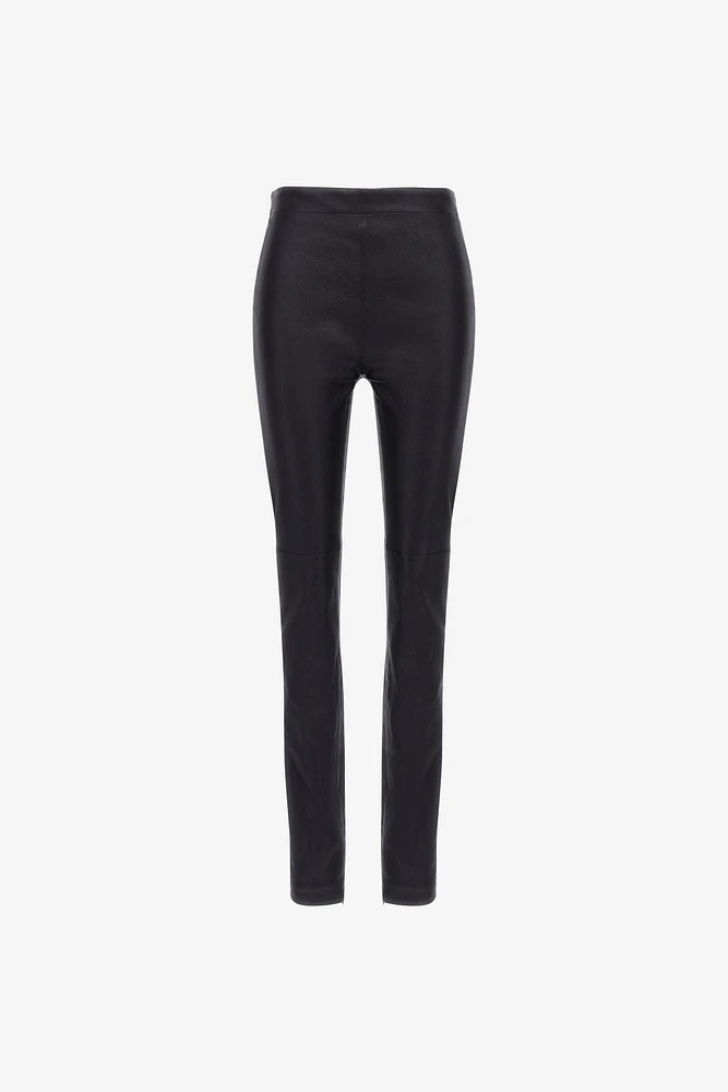 Leather leggings