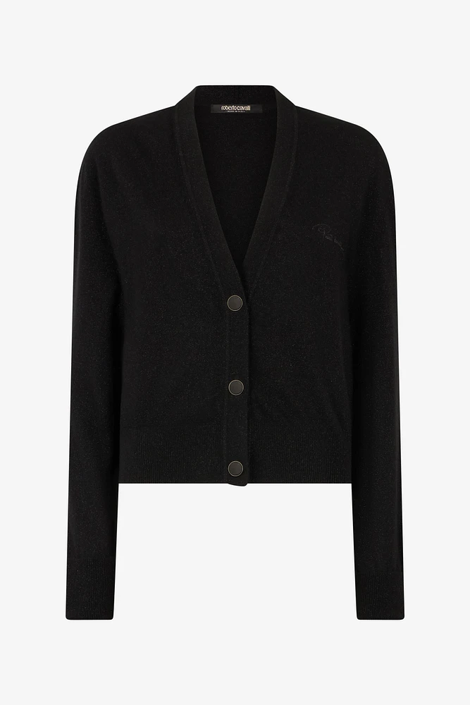 Cardigan With Logo