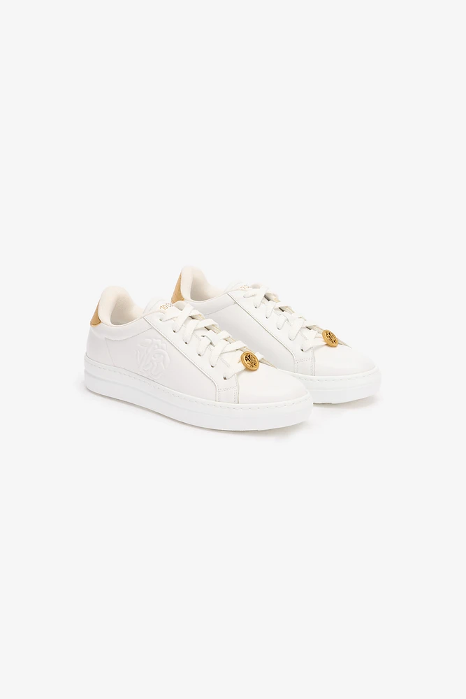 Sneakers With Snake Scale Back