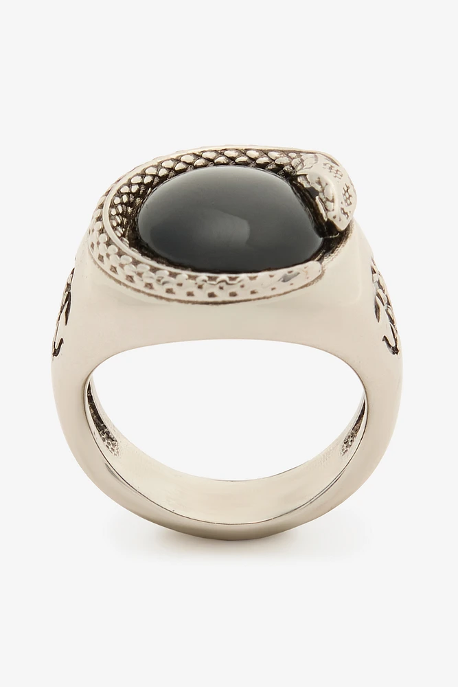 Cocktail Ring With Snake