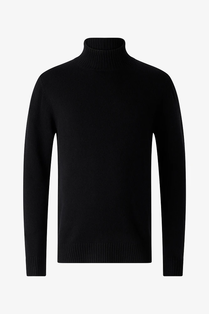Wool Turtle-Neck Sweater
