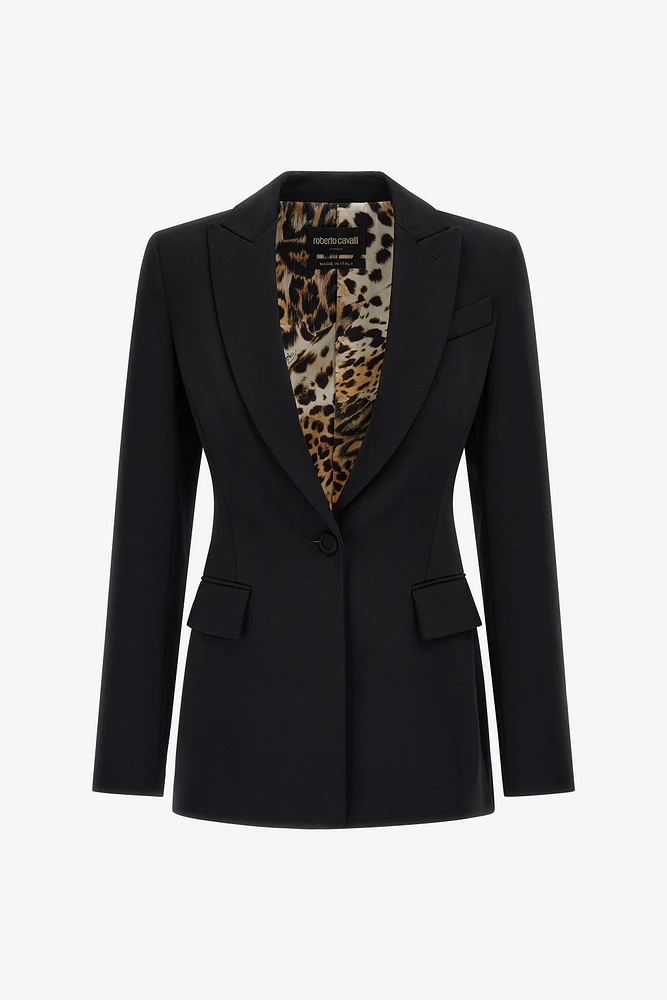 One button blazer