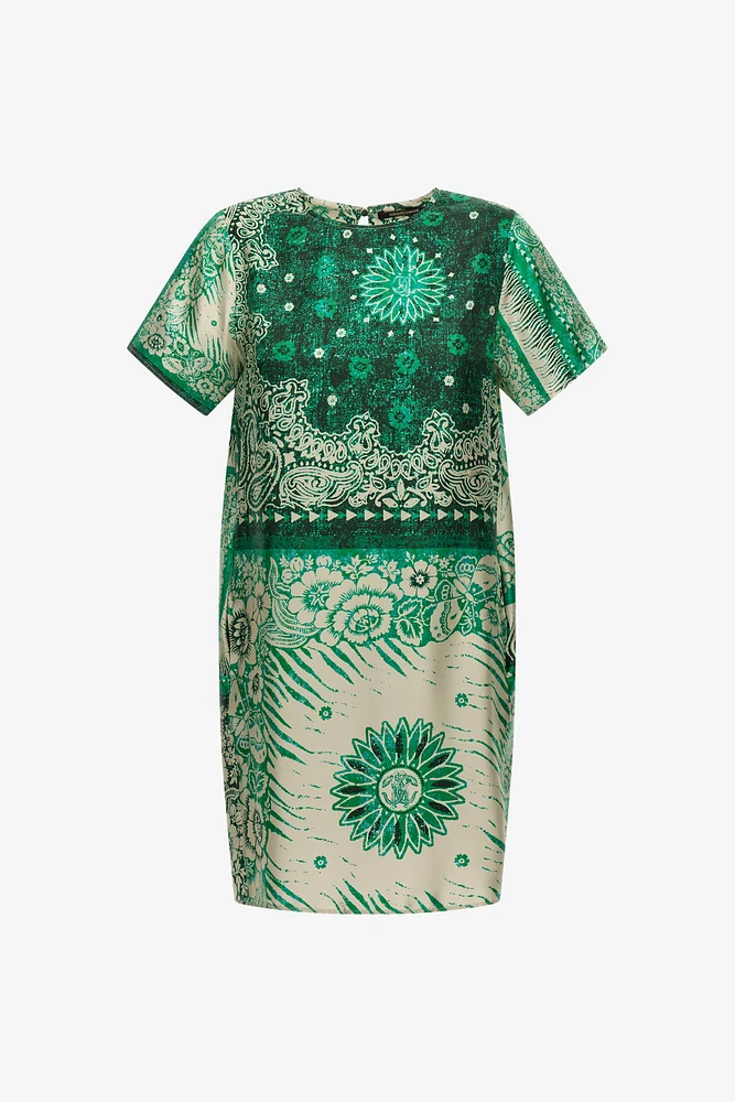 Bandana Print Dress