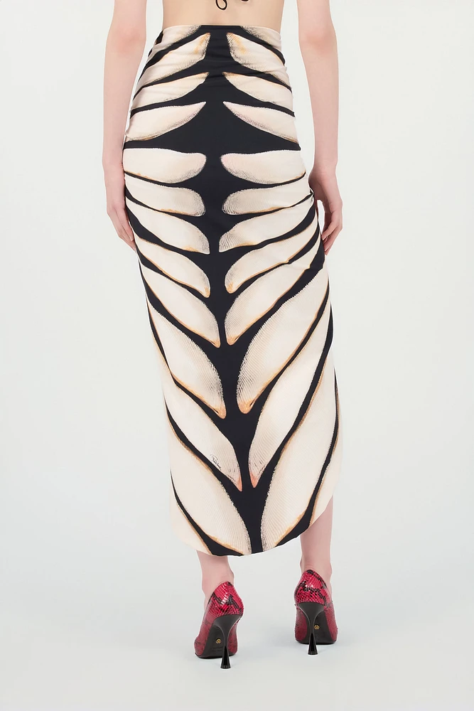 Sarong With Ray Of Pink Print